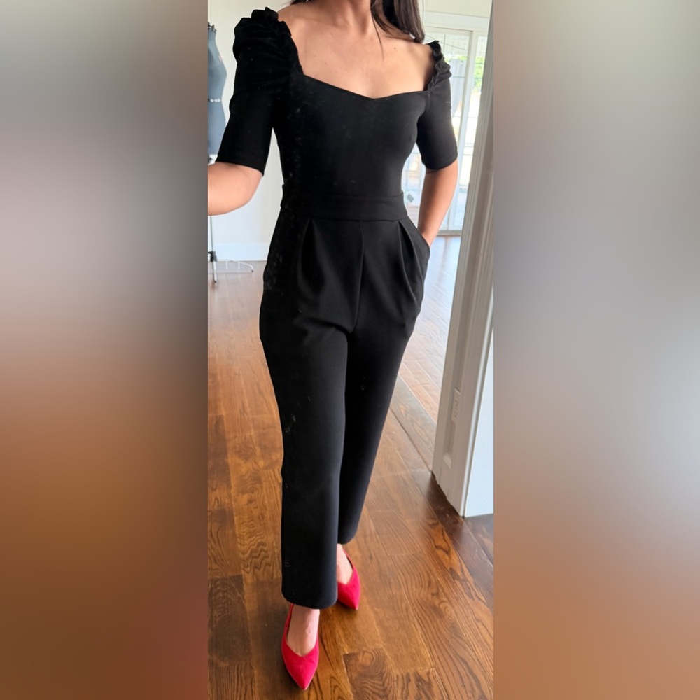 Mango Black High-Waist Straight-Leg Pleated Pants